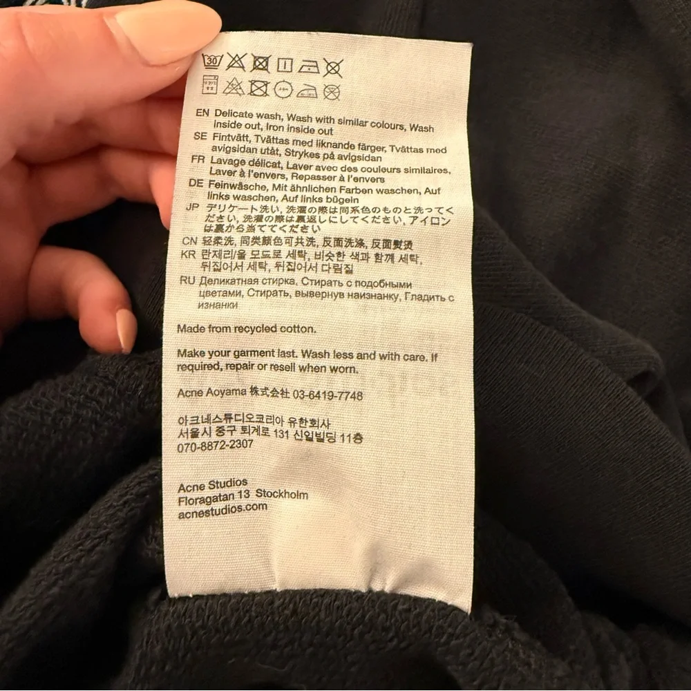 Acne Studios Franzisko Devil Logo Sweatshirt - Picture 8 of 8